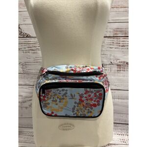 Sojourner Fanny Pack Colorful Dandelions Print Belt Bag 3 Pockets Adjustable